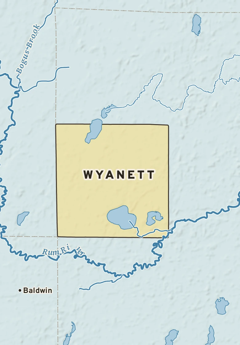 Atlas plate of Wyanett, Minnesota.