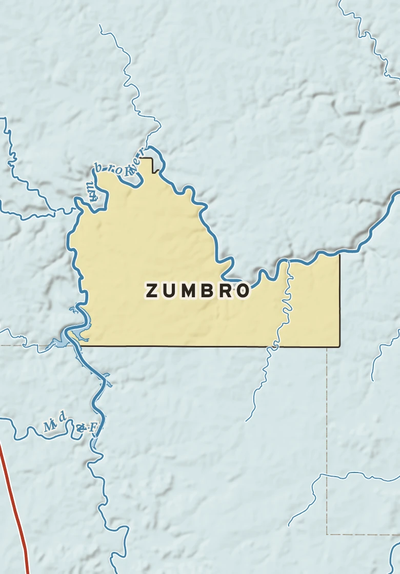 Atlas plate of Zumbro, Minnesota.