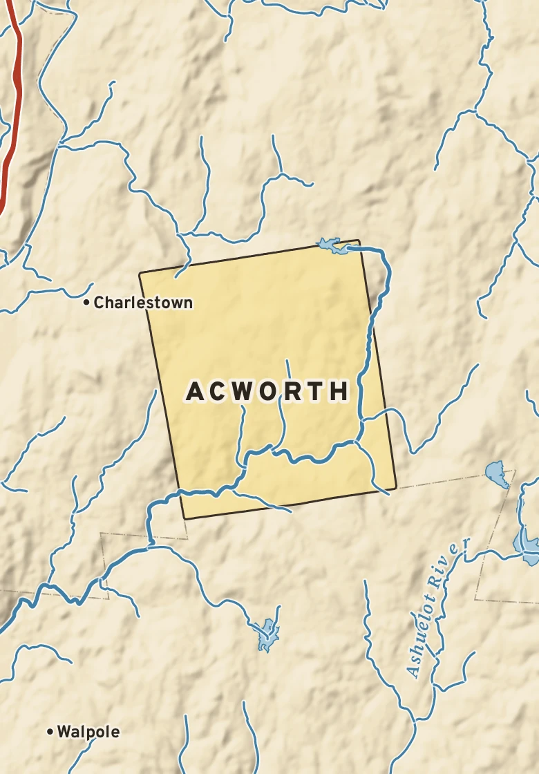 Atlas plate of Acworth, New Hampshire.