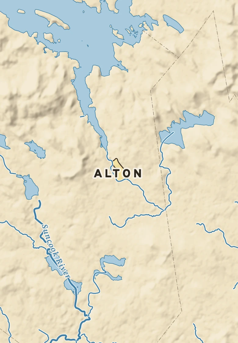 Atlas plate of Alton, New Hampshire.
