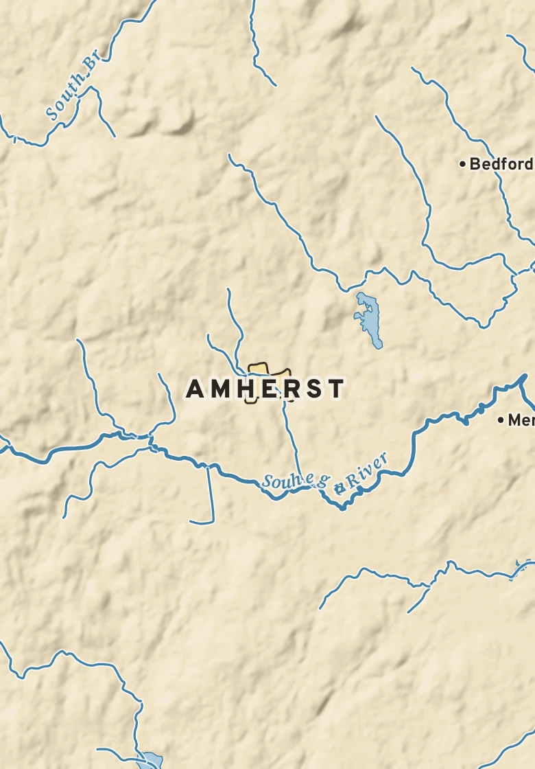 Atlas plate of Amherst, New Hampshire.