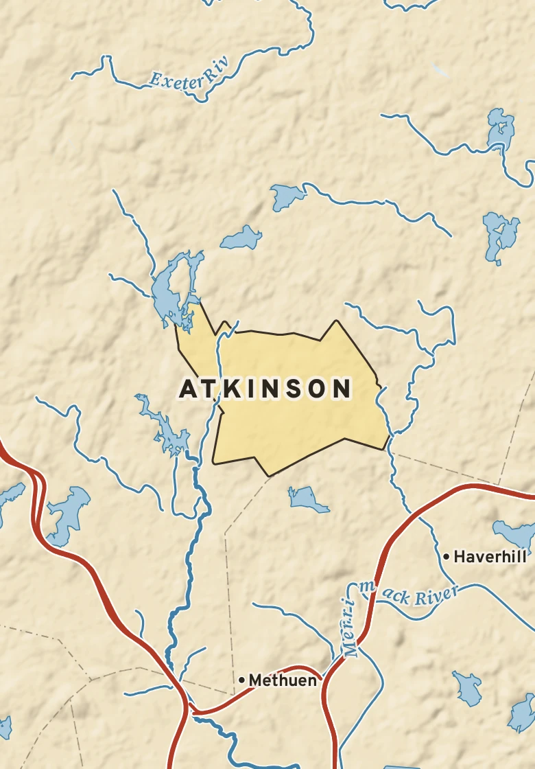 Atlas plate of Atkinson, New Hampshire.