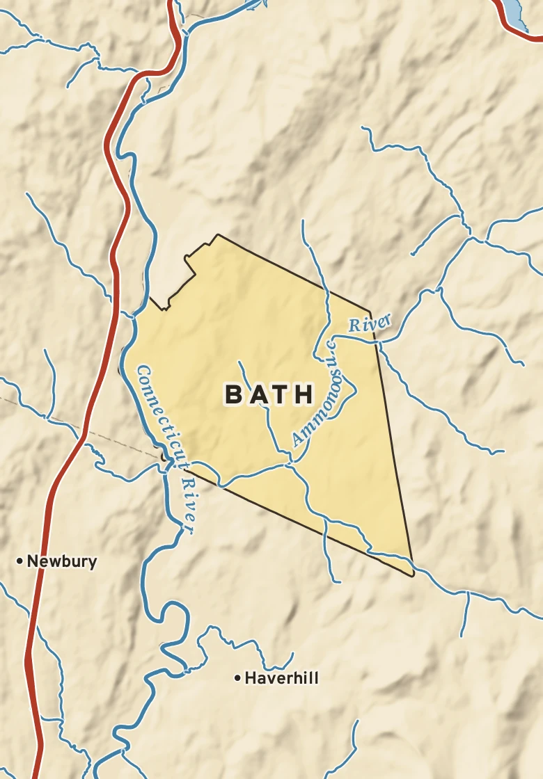 Atlas plate of Bath, New Hampshire.
