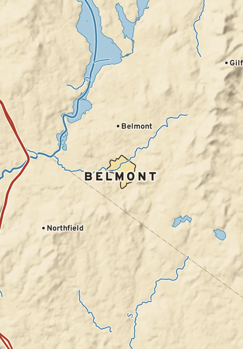 Atlas plate of Belmont, New Hampshire.