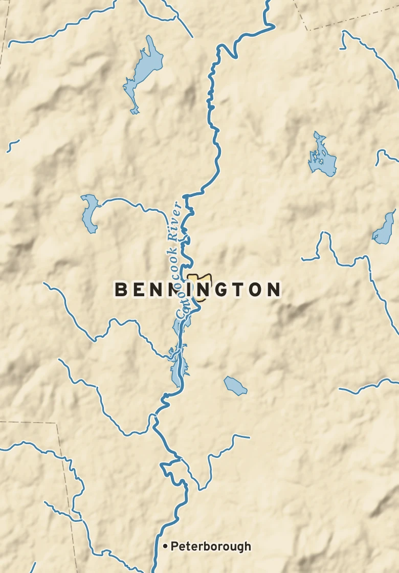 Atlas plate of Bennington, New Hampshire.