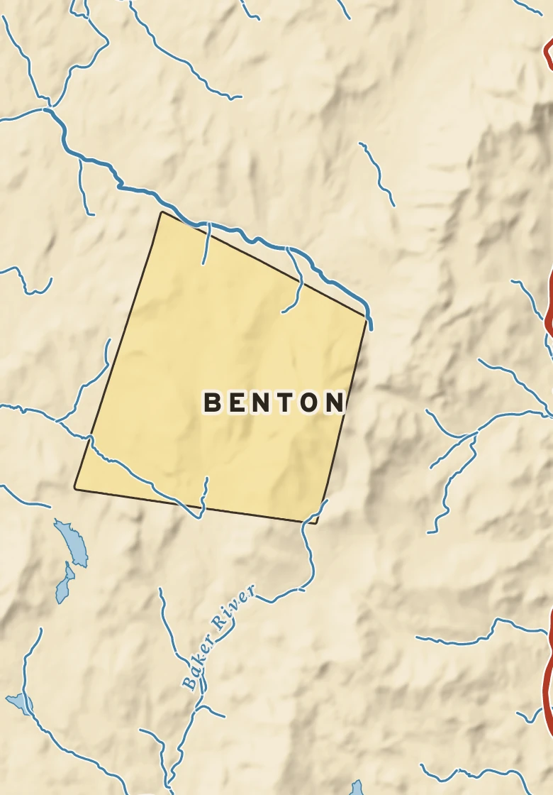 Atlas plate of Benton, New Hampshire.