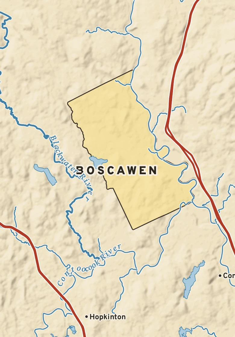 Atlas plate of Boscawen, New Hampshire.