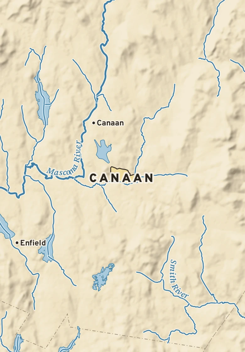 Atlas plate of Canaan, New Hampshire.