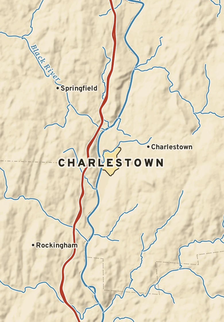 Atlas plate of Charlestown, New Hampshire.