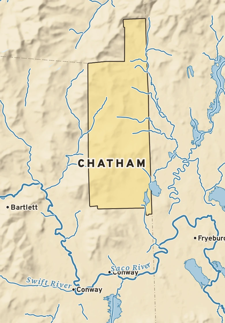 Atlas plate of Chatham, New Hampshire.