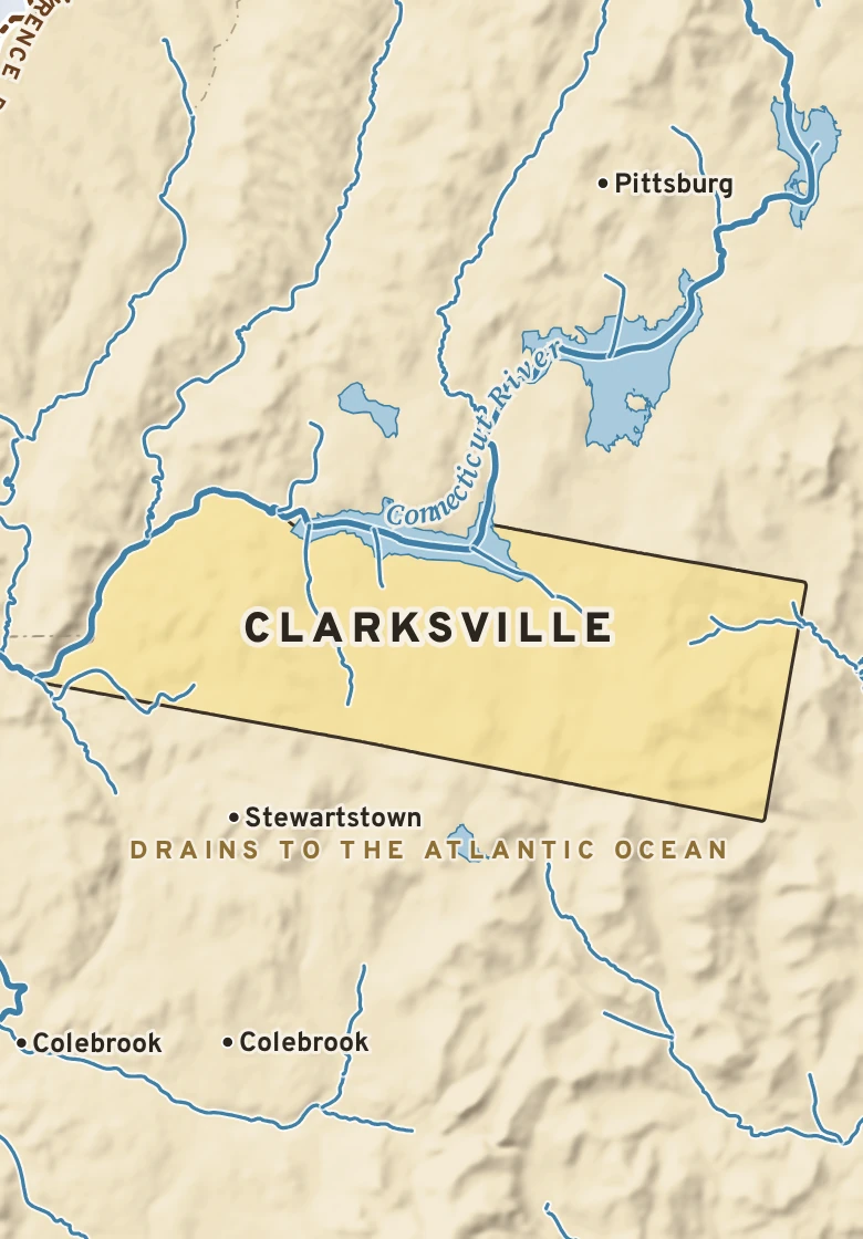 Atlas plate of Clarksville, New Hampshire.