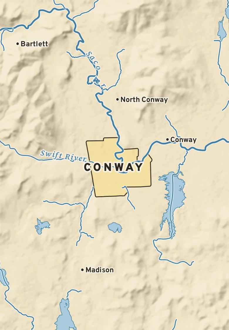 Atlas plate of Conway, New Hampshire.