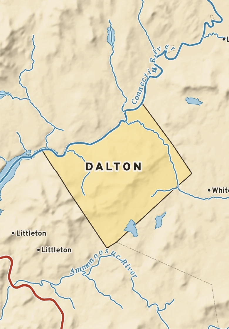 Atlas plate of Dalton, New Hampshire.