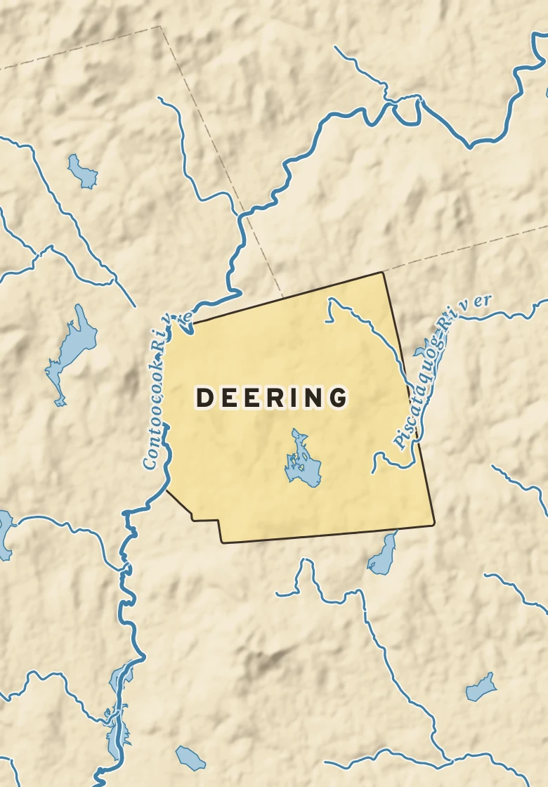 Atlas plate of Deering, New Hampshire.