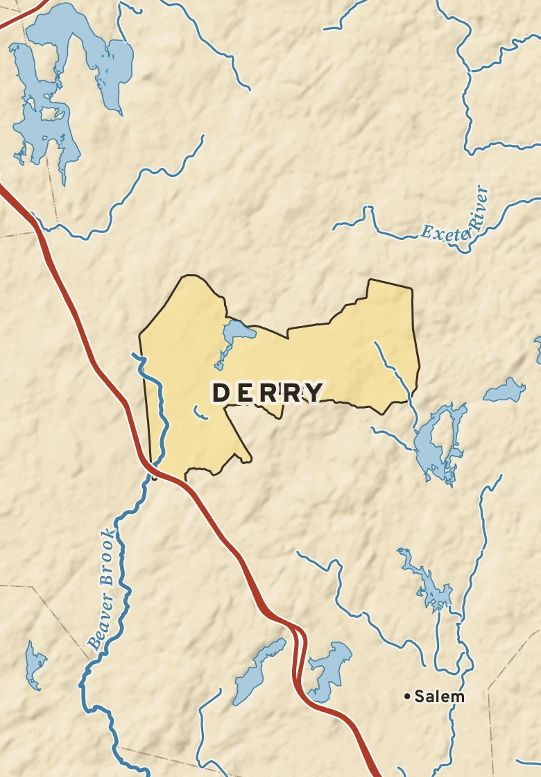 Atlas plate of Derry, New Hampshire.
