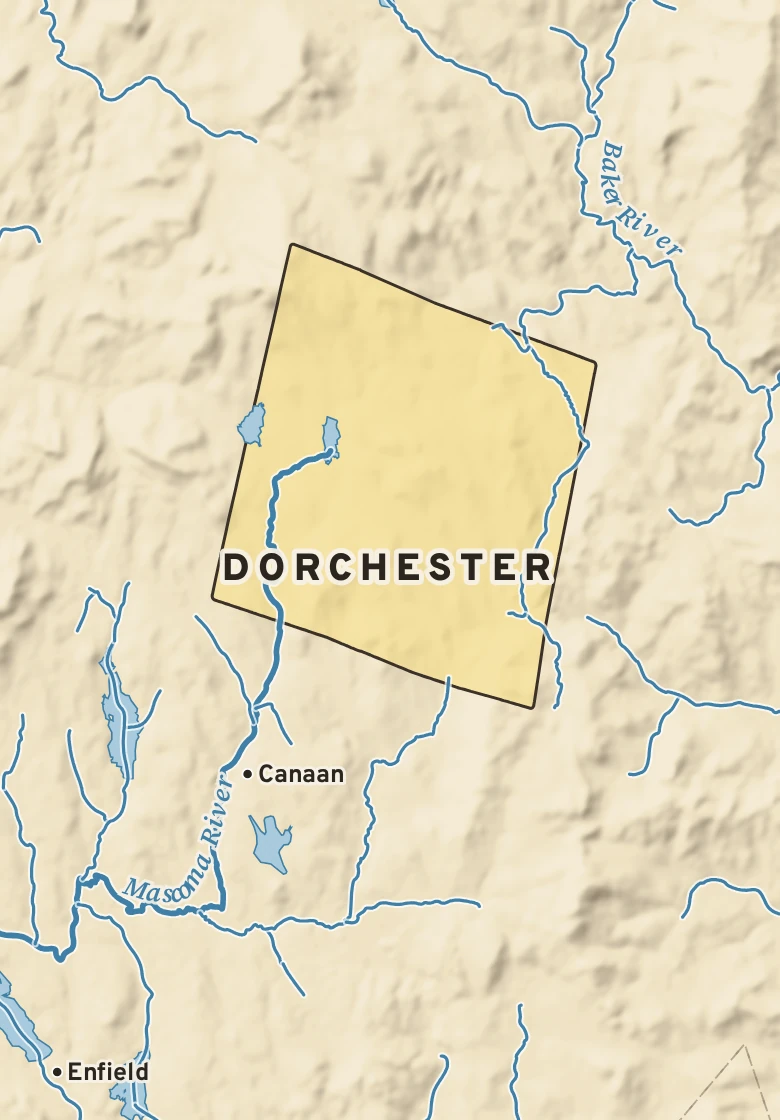 Atlas plate of Dorchester, New Hampshire.