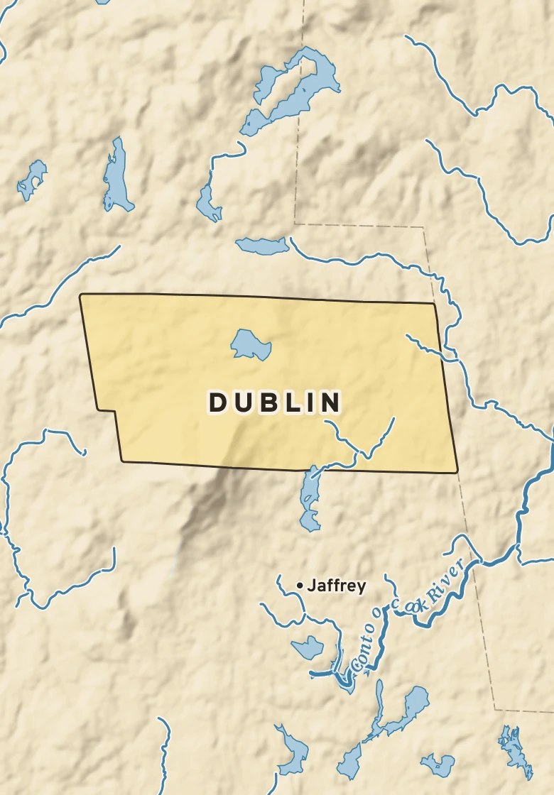 Atlas plate of Dublin, New Hampshire.