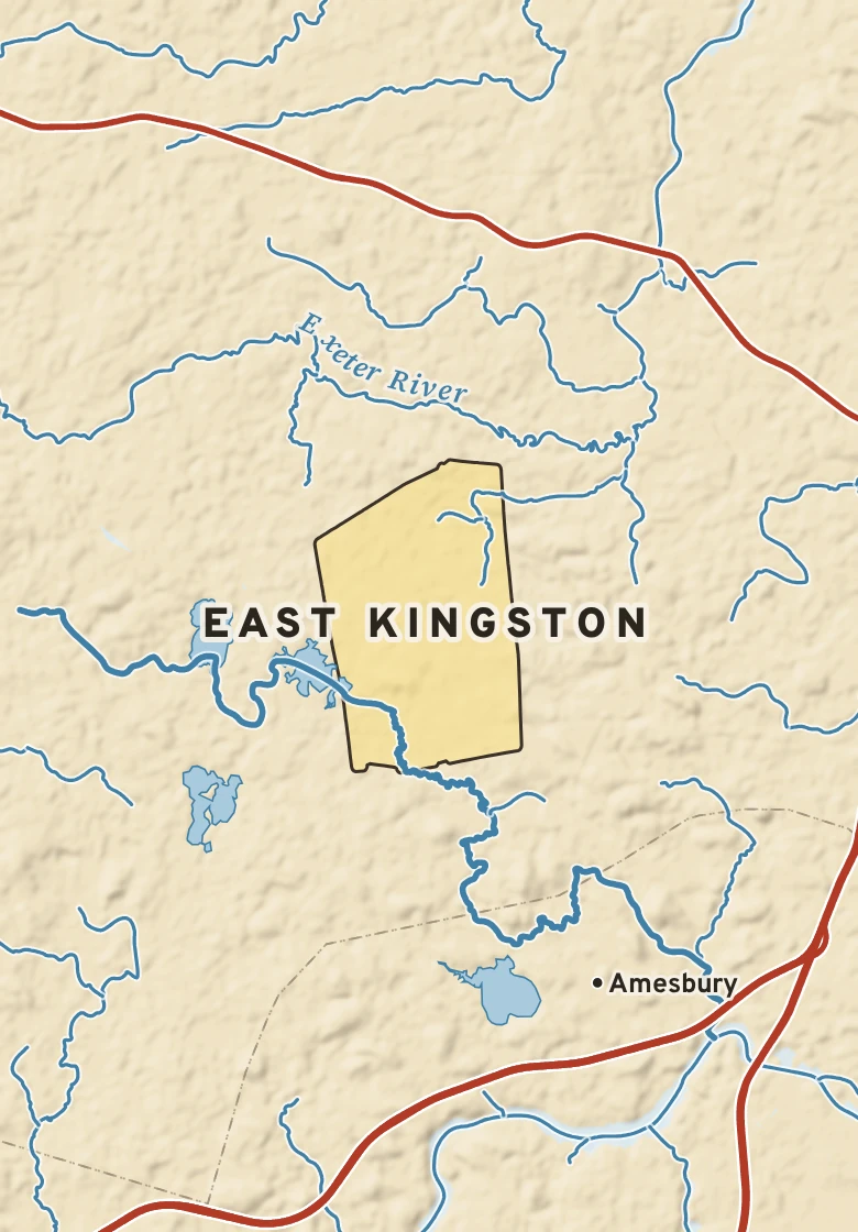 Atlas plate of East Kingston, New Hampshire.