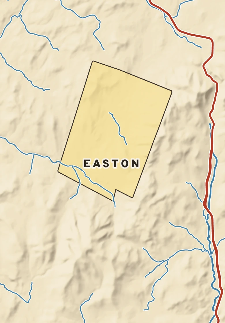 Atlas plate of Easton, New Hampshire.