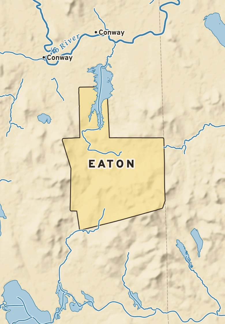 Atlas plate of Eaton, New Hampshire.