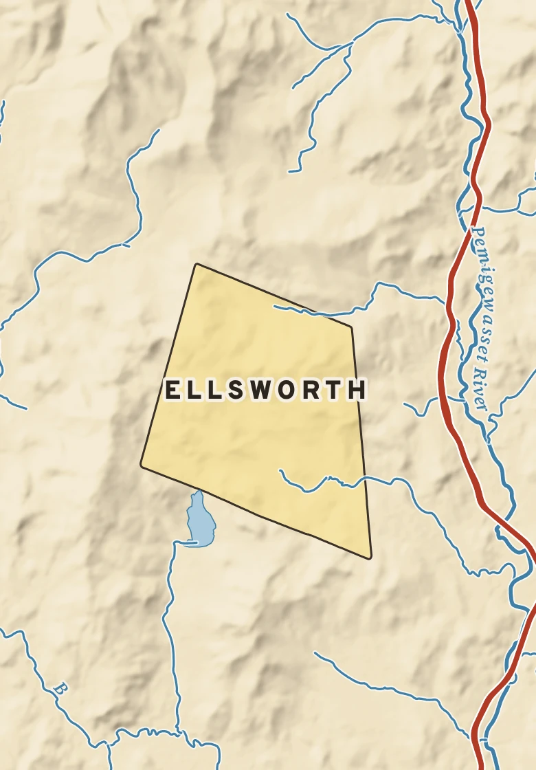 Atlas plate of Ellsworth, New Hampshire.