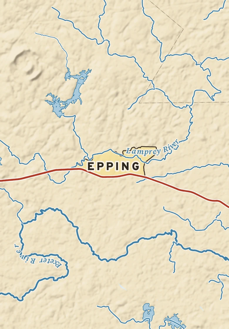 Atlas plate of Epping, New Hampshire.