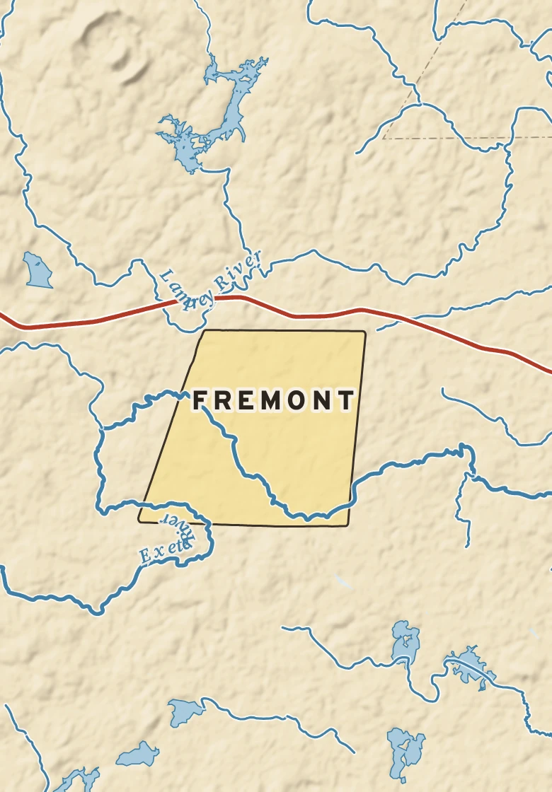 Atlas plate of Fremont, New Hampshire.