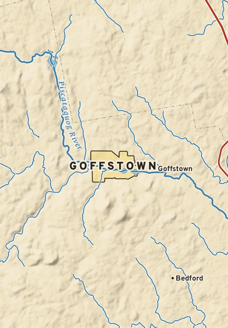 Atlas plate of Goffstown, New Hampshire.