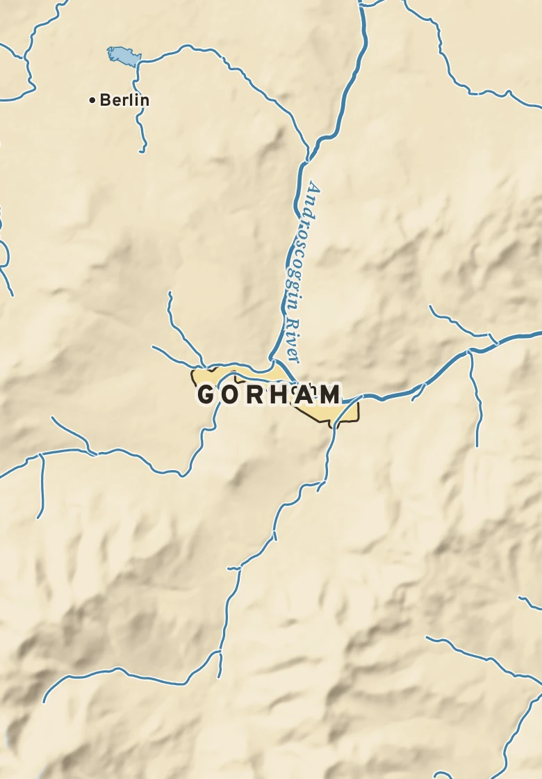 Atlas plate of Gorham, New Hampshire.