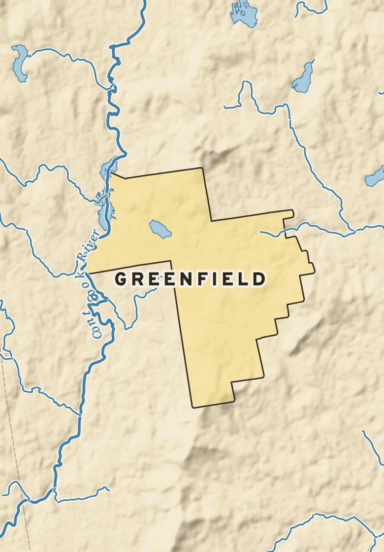Atlas plate of Greenfield, New Hampshire.