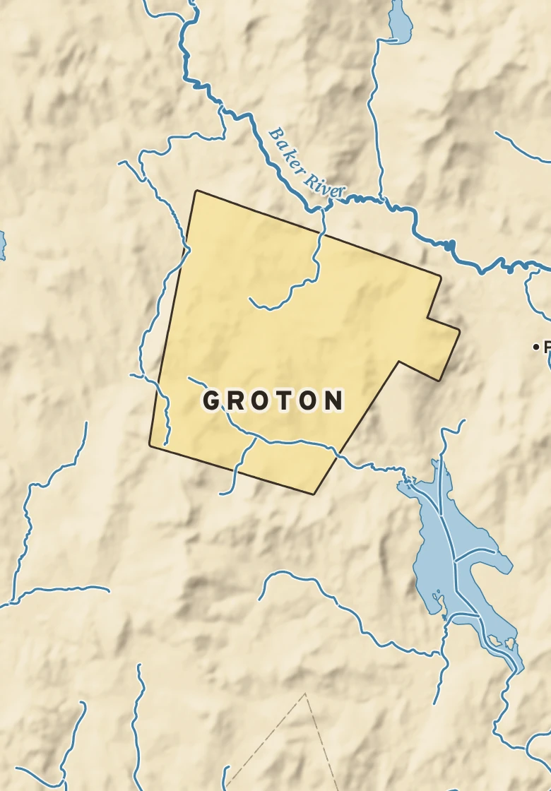 Atlas plate of Groton, New Hampshire.