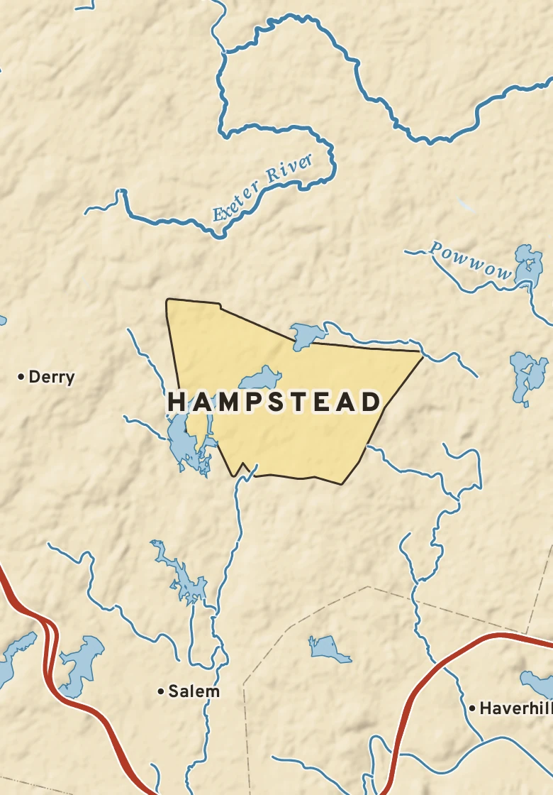 Atlas plate of Hampstead, New Hampshire.