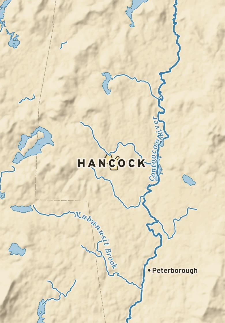 Atlas plate of Hancock, New Hampshire.