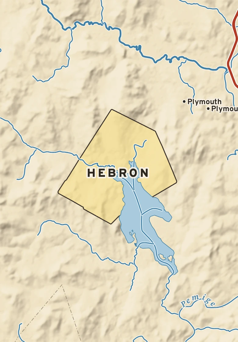 Atlas plate of Hebron, New Hampshire.