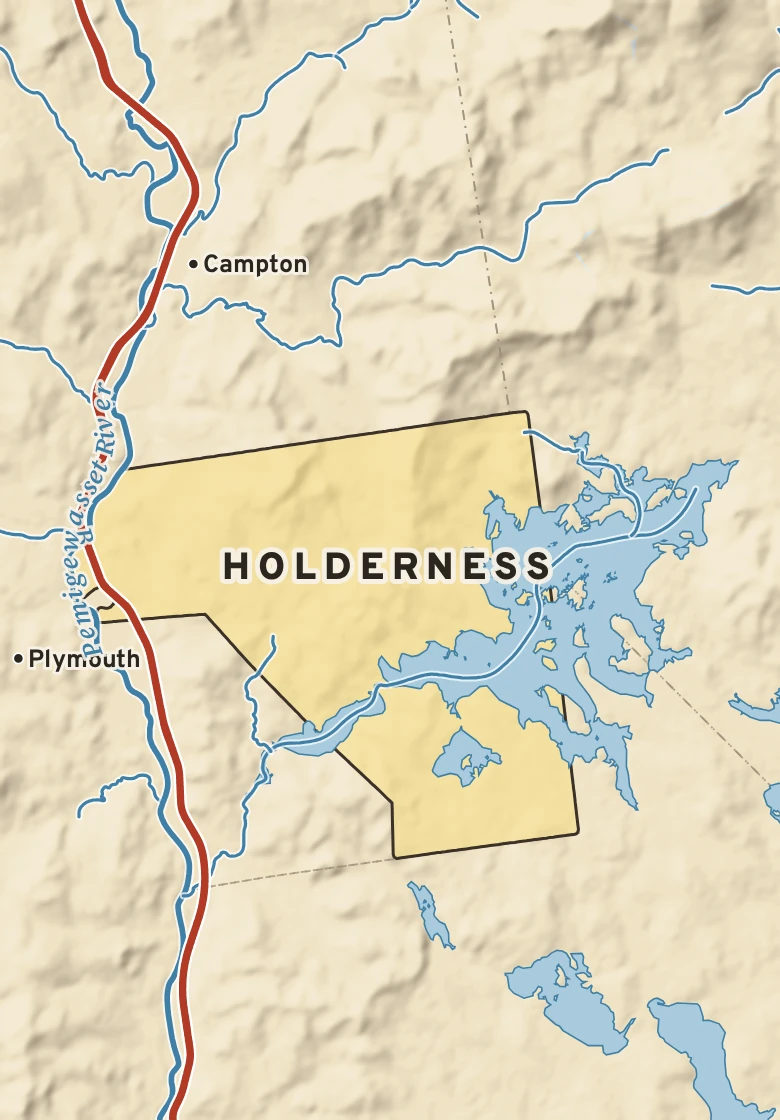 Atlas plate of Holderness, New Hampshire.