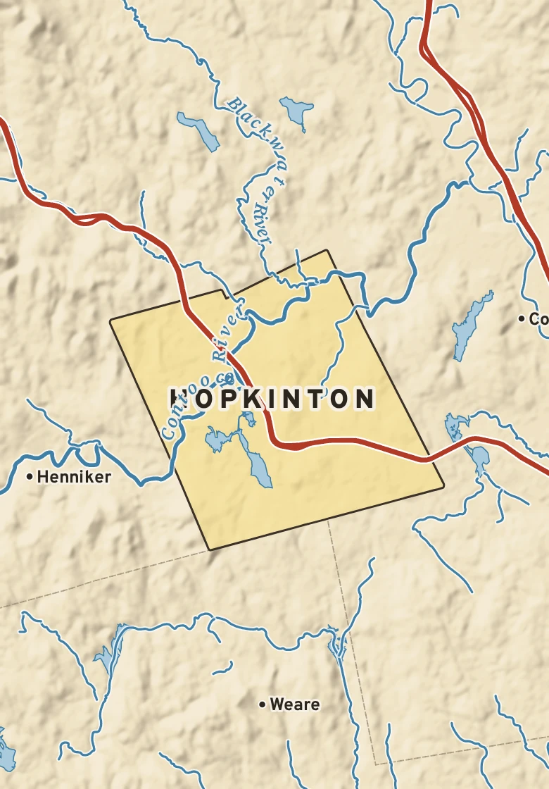 Atlas plate of Hopkinton, New Hampshire.