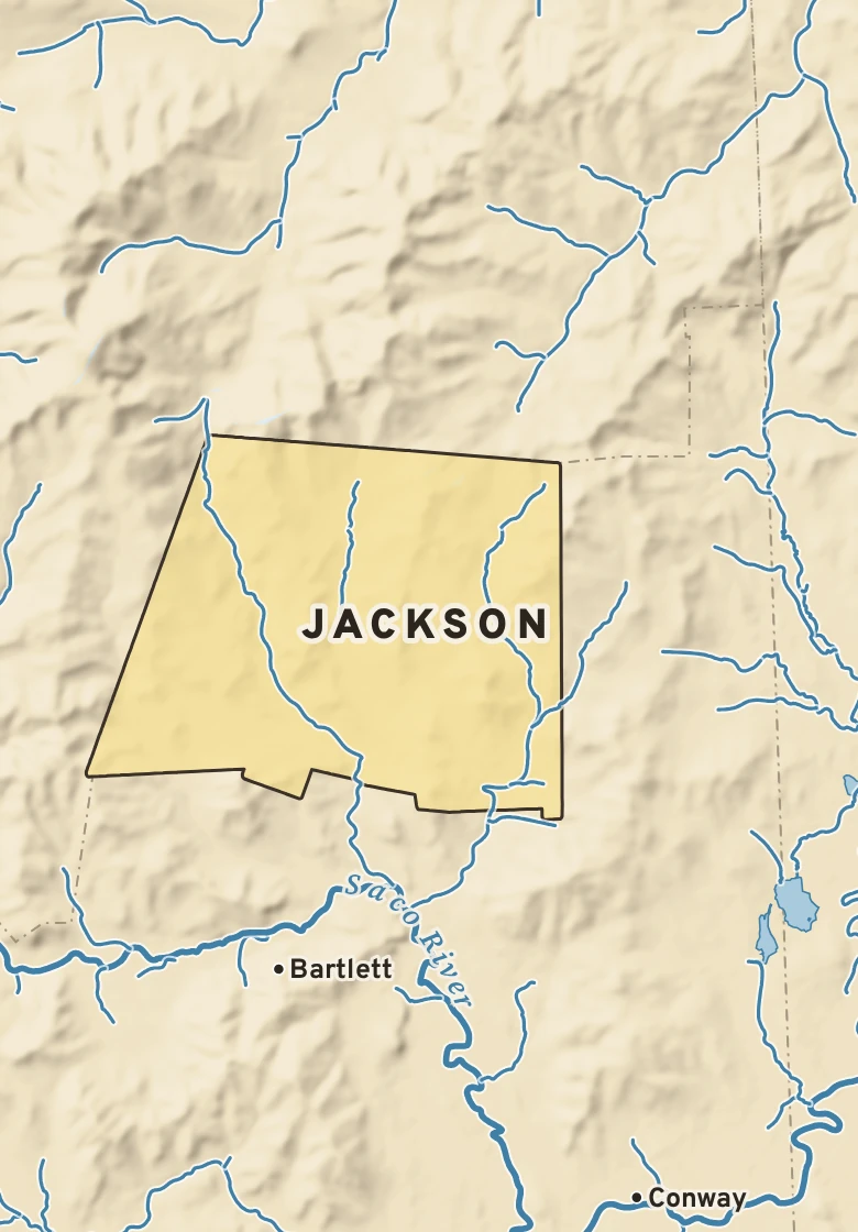 Atlas plate of Jackson, New Hampshire.