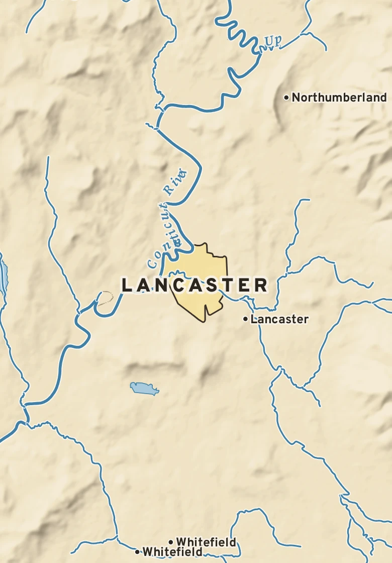 Atlas plate of Lancaster, New Hampshire.