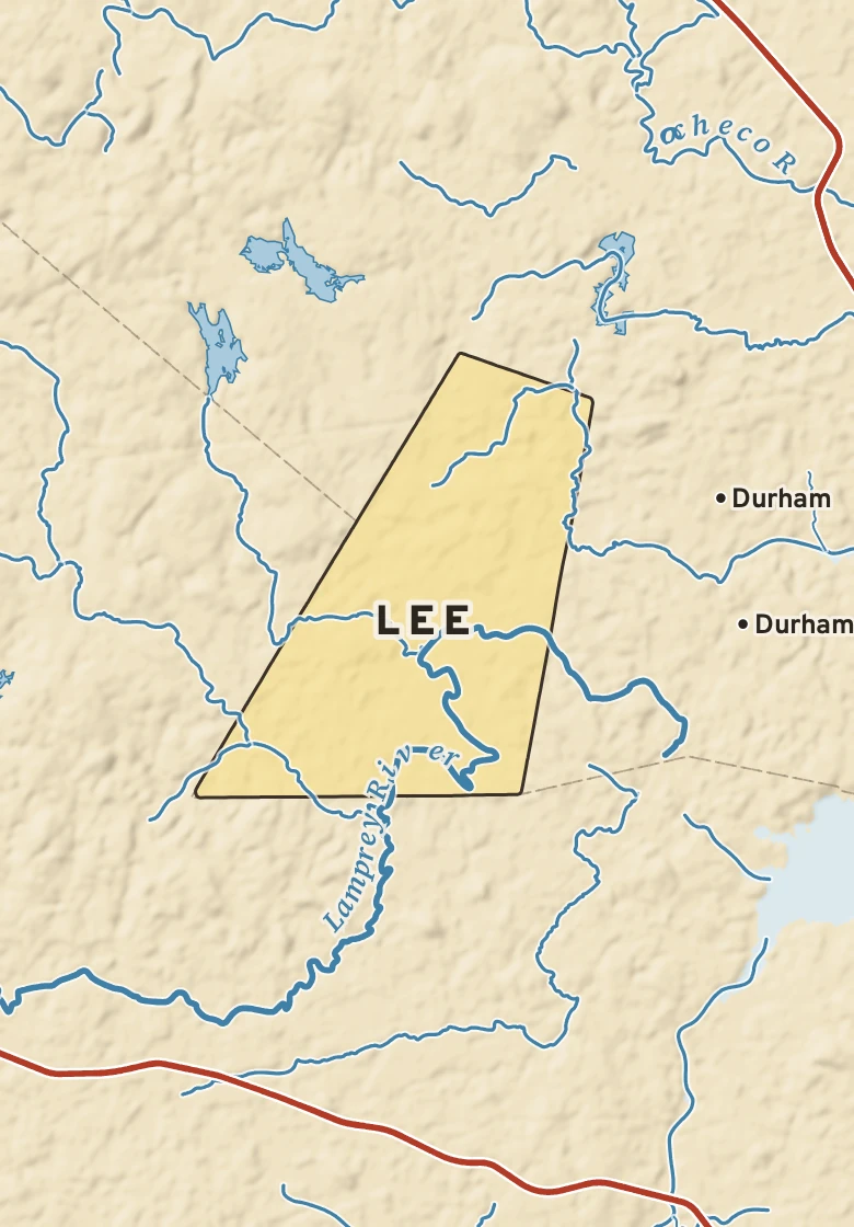 Atlas plate of Lee, New Hampshire.