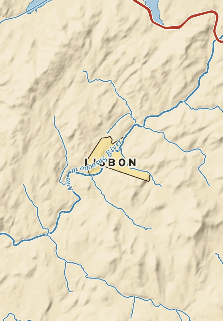 Atlas plate of Lisbon, New Hampshire.