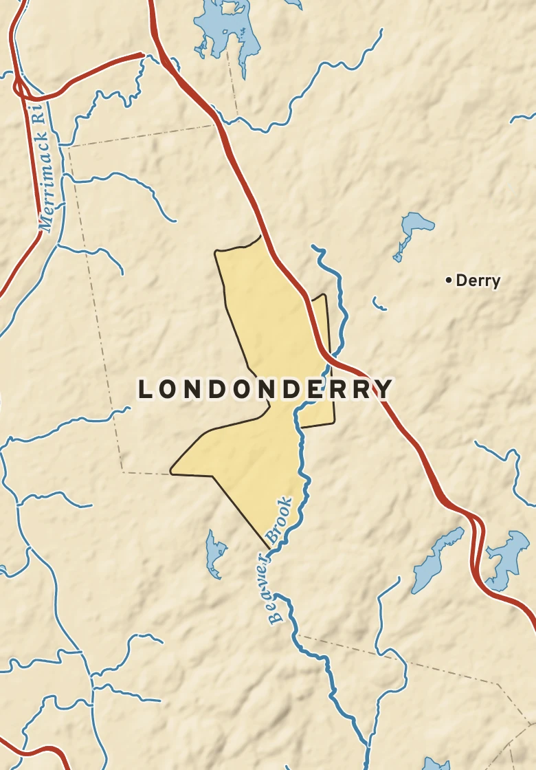 Atlas plate of Londonderry, New Hampshire.
