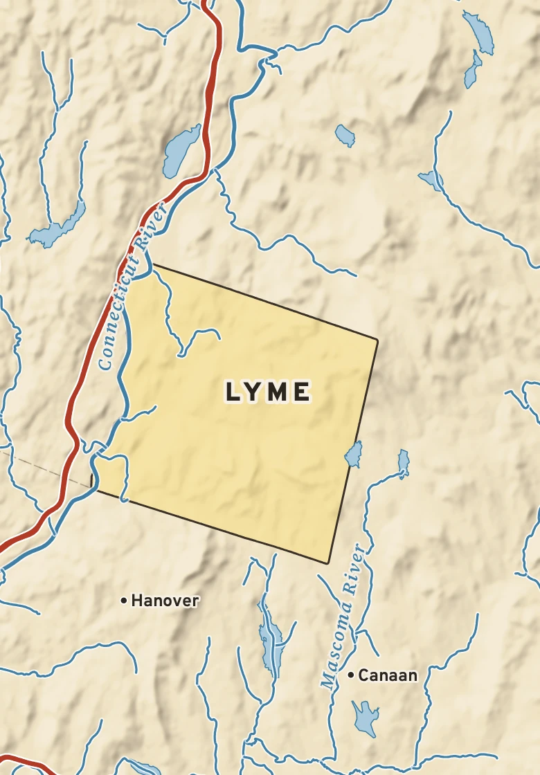 Atlas plate of Lyme, New Hampshire.