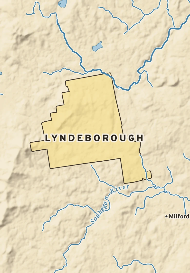 Atlas plate of Lyndeborough, New Hampshire.