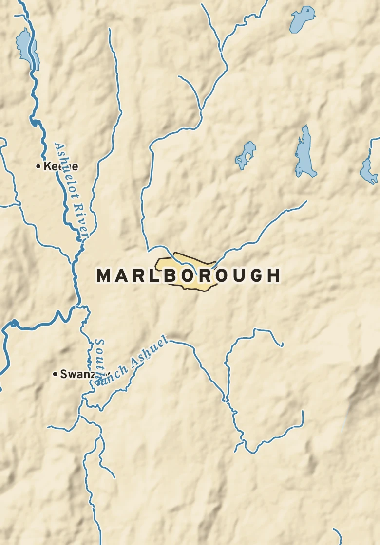 Atlas plate of Marlborough, New Hampshire.