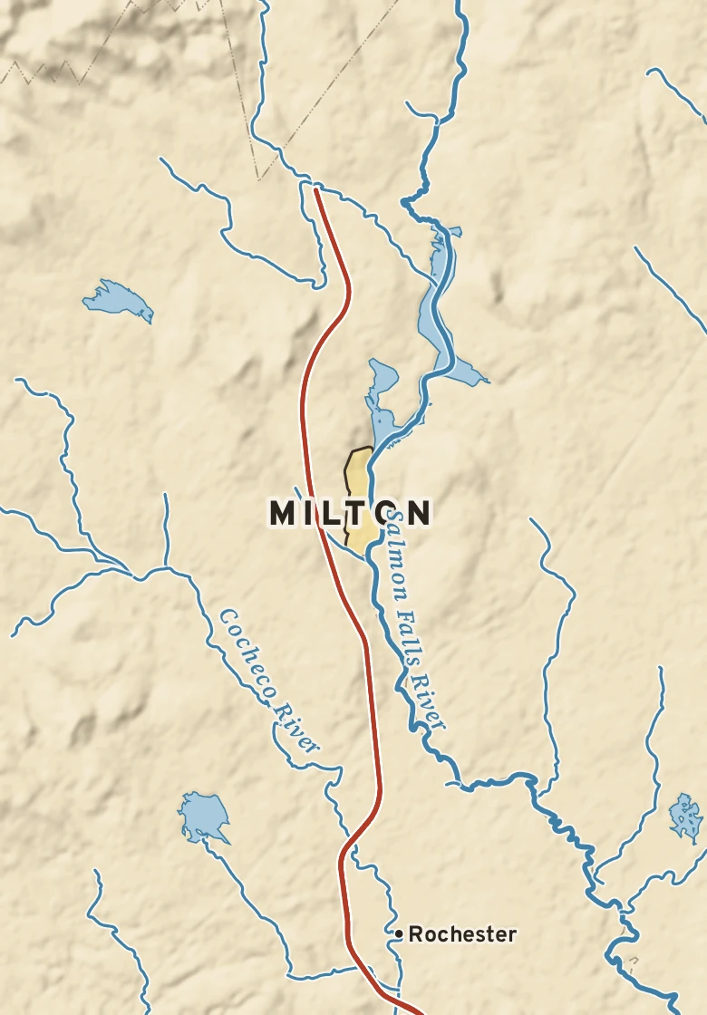 Atlas plate of Milton, New Hampshire.