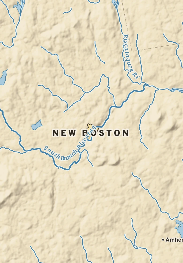 Atlas plate of New Boston, New Hampshire.
