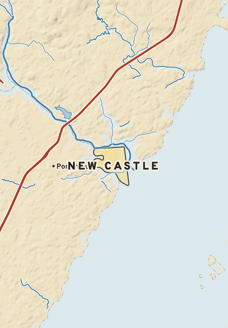 Atlas plate of New Castle, New Hampshire.