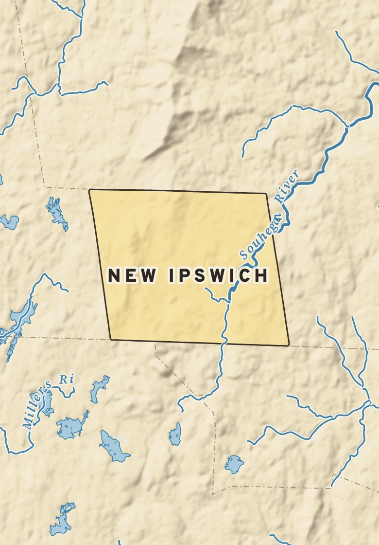 Atlas plate of New Ipswich, New Hampshire.