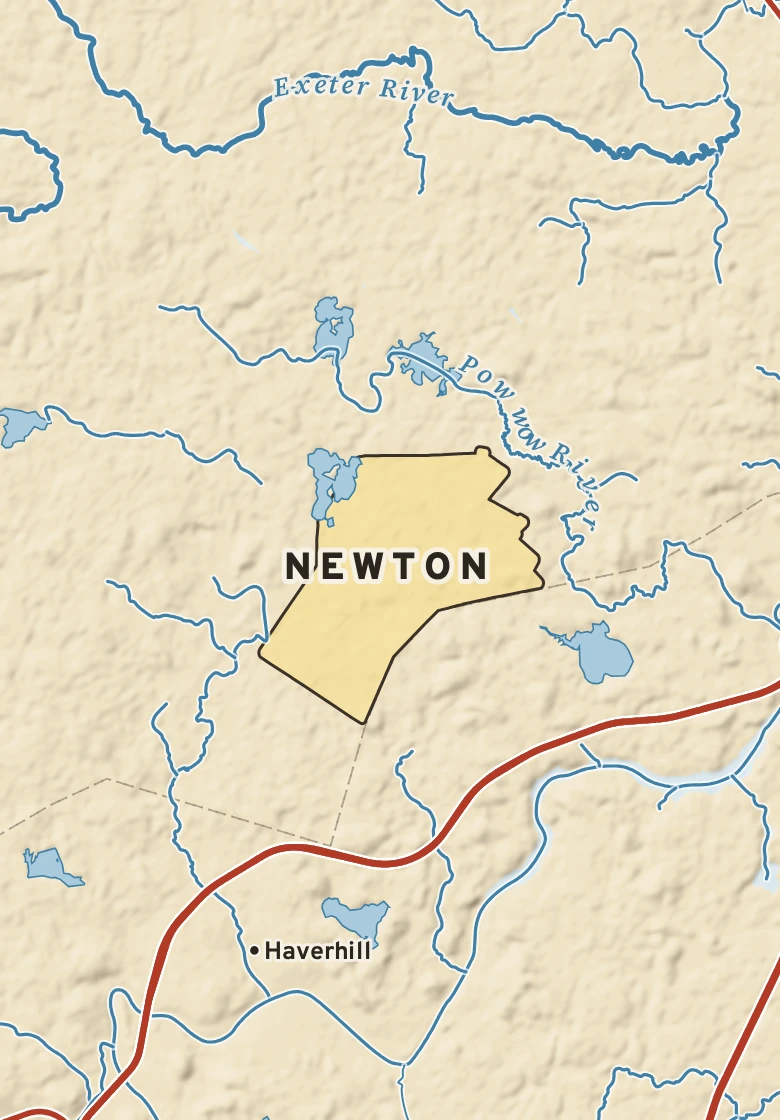 Atlas plate of Newton, New Hampshire.