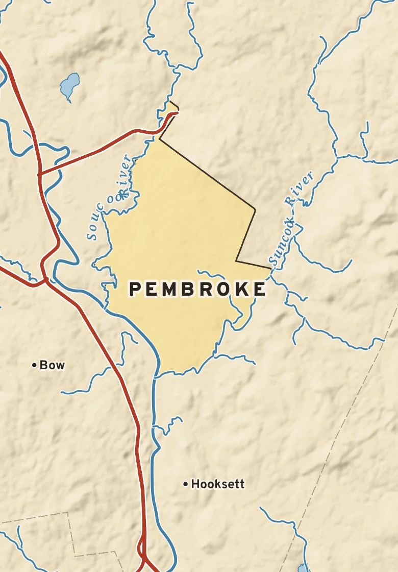 Atlas plate of Pembroke, New Hampshire.